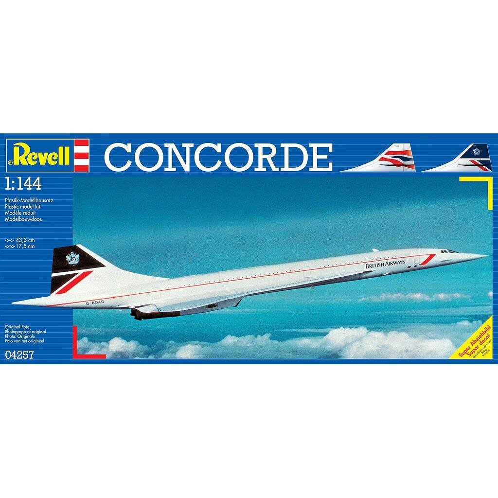 Konstruktorius Revell - Concorde British Airways, 1/144, 04257 kaina ir informacija | Konstruktoriai ir kaladėlės | pigu.lt