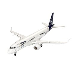 Plastikinis lėktuvo konstruktorius Revell Embraer 190 Lufthansa New Livery 03883 kaina ir informacija | Revell Vaikams ir kūdikiams | pigu.lt