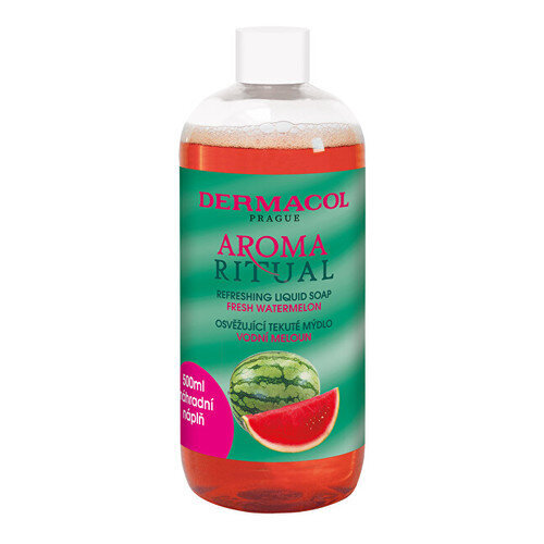 Skysto muilo papildymas Dermacol Aroma Ritual Refreshing Liquid Soap, 500ml kaina ir informacija | Muilai | pigu.lt