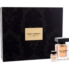 Набор Dolce&Gabbana The Only One: EDP ​​для женщин 50 мл + 7,5 мл цена и информация | Женские духи | pigu.lt