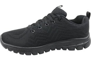 Мужские кроссовки Skechers Graceful Get Connected 12615BBK, черные цена и информация | Кроссовки мужские | pigu.lt