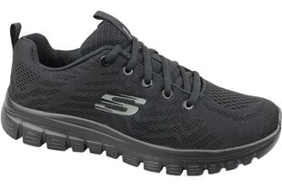 Мужские кроссовки Skechers Graceful Get Connected 12615BBK, черные цена и информация | Кроссовки для мужчин | pigu.lt