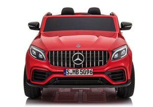 Elektromobilis vaikams Mercedes GLC 63S, raudonas lakuotas kaina ir informacija | Elektromobiliai vaikams | pigu.lt