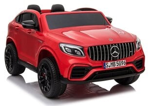 Elektromobilis vaikams Mercedes GLC 63S, raudonas kaina ir informacija | Elektromobiliai vaikams | pigu.lt