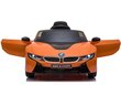 Elektromobilis vaikams BMW I8 JE1001, oranžinis цена и информация | Elektromobiliai vaikams | pigu.lt