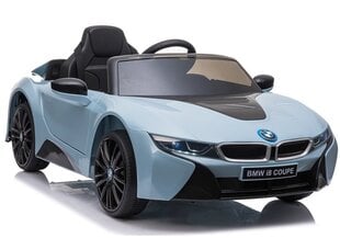 Детский электромобиль BMW I8 JE1001, синий цена и информация | Электромобили для детей | pigu.lt