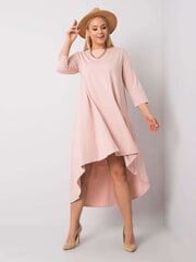 Асимметричное нежно-розовое платье цена и информация | Платья | pigu.lt