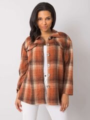 Рубашка женская Bea, коричневая цена и информация | Женские блузки, рубашки | pigu.lt