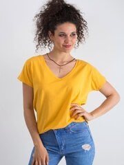 Marškinėliai moterims Emory, geltoni kaina ir informacija | Marškinėliai moterims | pigu.lt