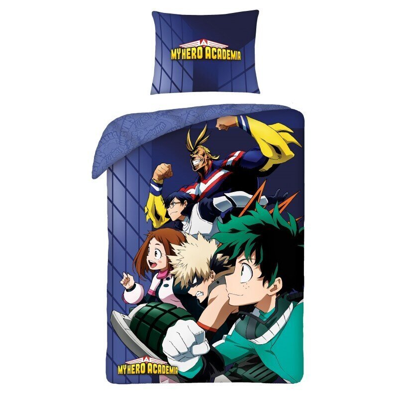 Vaikiškas patalynės komplektas My Hero Academia 140x200, 2 dalių цена и информация | Patalynė kūdikiams, vaikams | pigu.lt