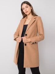 Женское пальто Dorna, коричневое цена и информация | Женские пальто | pigu.lt