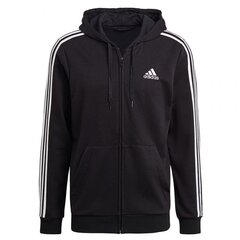 Džemperis vyrams Adidas Essentials Full-Zip Hoodie M GK9032, juodas kaina ir informacija | Džemperiai vyrams | pigu.lt