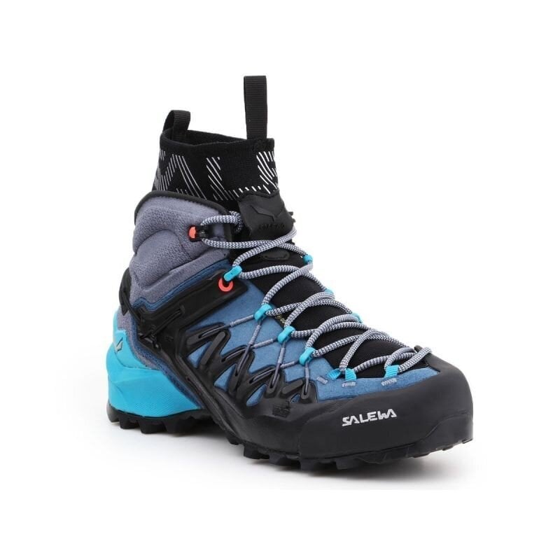 Žygio batai moterims Salewa Ws Wildfire Edge Mid Gtx W 61351-8975, juodi kaina ir informacija | Aulinukai, ilgaauliai batai moterims | pigu.lt