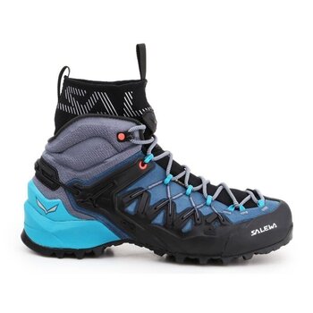 Žygio batai moterims Salewa Ws Wildfire Edge Mid Gtx W 61351-8975, juodi kaina ir informacija | Aulinukai, ilgaauliai batai moterims | pigu.lt