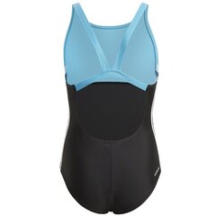 Maudymosi kostiumėlis mergaitėms Adidas Girls Colorblock 3S Swimsuit Jr GQ1146, juodas kaina ir informacija | Maudymukai mergaitėms | pigu.lt