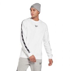 Джемпер мужской Reebok Training Essentials Tape Crew M GU9967, белый цена и информация | Мужская спортивная одежда | pigu.lt