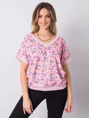 Женская блузка Leni, розовая цена и информация | Женские блузки, рубашки | pigu.lt