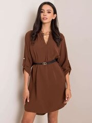 Женское платье Stella, коричневое цена и информация | Платья | pigu.lt