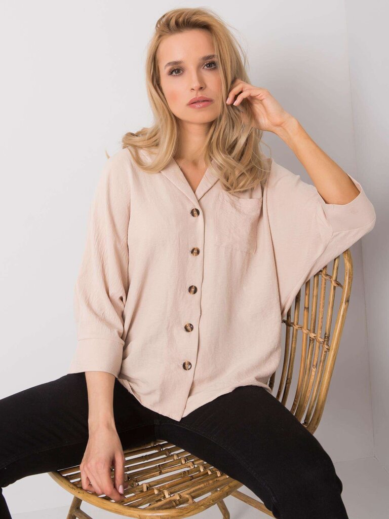 Marškiniai moterims Mayra, rožiniai kaina ir informacija | Palaidinės, marškiniai moterims | pigu.lt