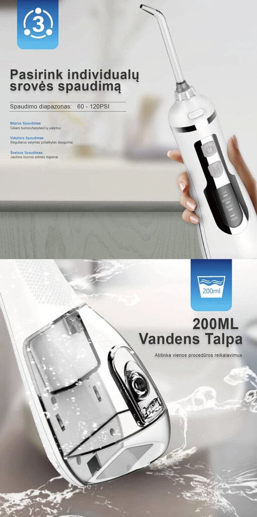 Waterpulse V500 цена и информация | Irigatoriai | pigu.lt