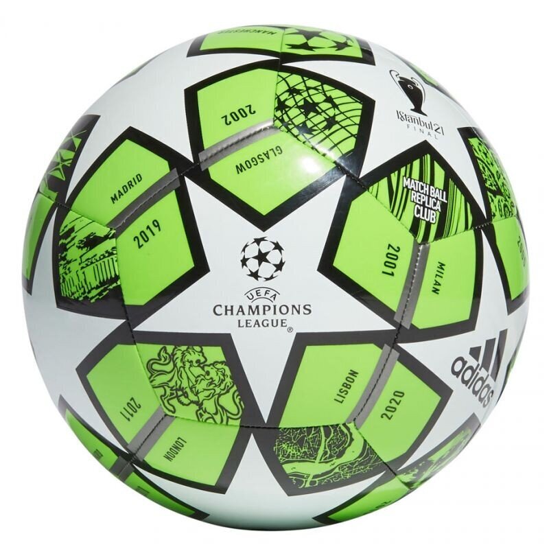 Futbolo kamuolys Adidas Finale 21 20th Anniversary UCL Club GK3471 kaina ir informacija | Futbolo kamuoliai | pigu.lt