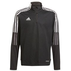 Džemperis vaikams Adidas Tiro 21 Training Top Youth Jr GM7325, juodas kaina ir informacija | Megztiniai, bluzonai, švarkai berniukams | pigu.lt