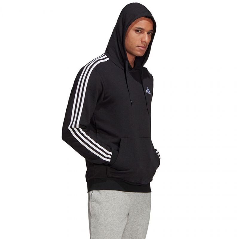 Džemperis vyrams Adidas Essentials Hoodie M GK9062, juodas kaina ir informacija | Džemperiai vyrams | pigu.lt
