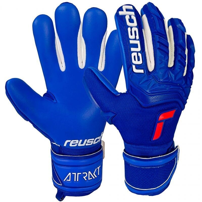 Vartininko pirštinės Reusch Attrakt Freegel Silver Finger Support Junior 5172238 4010 kaina ir informacija | Vartininko pirštinės | pigu.lt