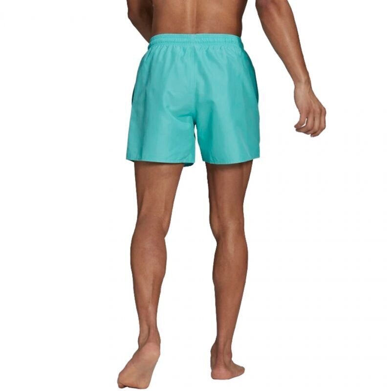 Maudymosi šortai vyrams Adidas Lenght Solid Swim Short M GQ1080, mėlyni kaina ir informacija | Maudymosi šortai, glaudės | pigu.lt