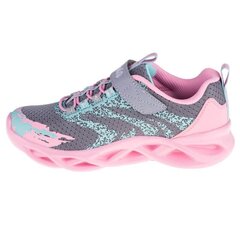 Кроссовки для девочек Skechers Twisty Brights Jr 302301L-GYPK, серая цена и информация | Детская спортивная обувь | pigu.lt