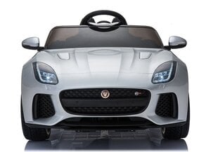 Elektromobilis Jaguar F-Type, sidabrinis kaina ir informacija | Elektromobiliai vaikams | pigu.lt