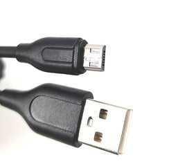 Провод - кабель MD СИНИЙ, USB - micro USB, 1 м цена и информация | Кабели для телефонов | pigu.lt