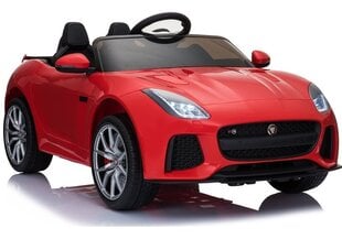 Elektromobilis Jaguar F-Type, raudonas kaina ir informacija | Elektromobiliai vaikams | pigu.lt