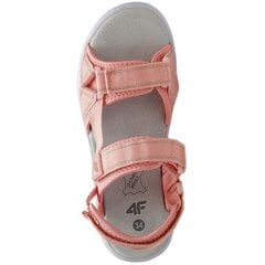 Сандалии женские 4F Jr HJL21 JSAD001 56S, розовые цена и информация | Детские сандали | pigu.lt