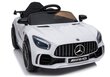 Elektromobilis Mercedes AMG GT R, baltas kaina ir informacija | Elektromobiliai vaikams | pigu.lt