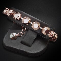 Браслет "Классика II (Rose Gold)" с кристаллами Swarovski™ цена и информация | Женский браслет | pigu.lt