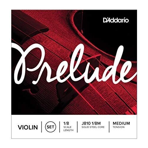 Stygos smuikui J810 1/8 D'Addario Prelude kaina ir informacija | Priedai muzikos instrumentams | pigu.lt