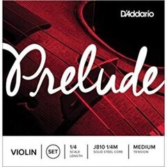 Струны для скрипки J810 1/4M D'Addario Prelude цена и информация | Принадлежности для музыкальных инструментов | pigu.lt