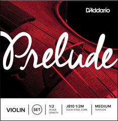 Струны для скрипки J810 1/2M D'Addario Prelude цена и информация | Принадлежности для музыкальных инструментов | pigu.lt