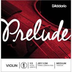 Струна для скрипки J811 1/2M D'Addario Prelude цена и информация | Принадлежности для музыкальных инструментов | pigu.lt