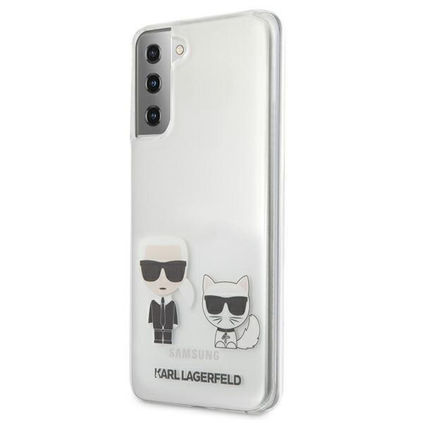 Karl Lagerfeld KLHCS21MCKTR skirtas Samsung Galaxy S21 + G996, skaidrus kaina ir informacija | Telefono dėklai | pigu.lt