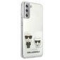 Karl Lagerfeld KLHCS21MCKTR skirtas Samsung Galaxy S21 + G996, skaidrus kaina ir informacija | Telefono dėklai | pigu.lt