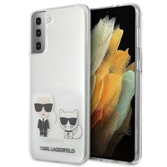 Karl Lagerfeld KLHCS21MCKTR S21 + G996 hardcase Transparent Karl & Choupette цена и информация | Чехлы для телефонов | pigu.lt