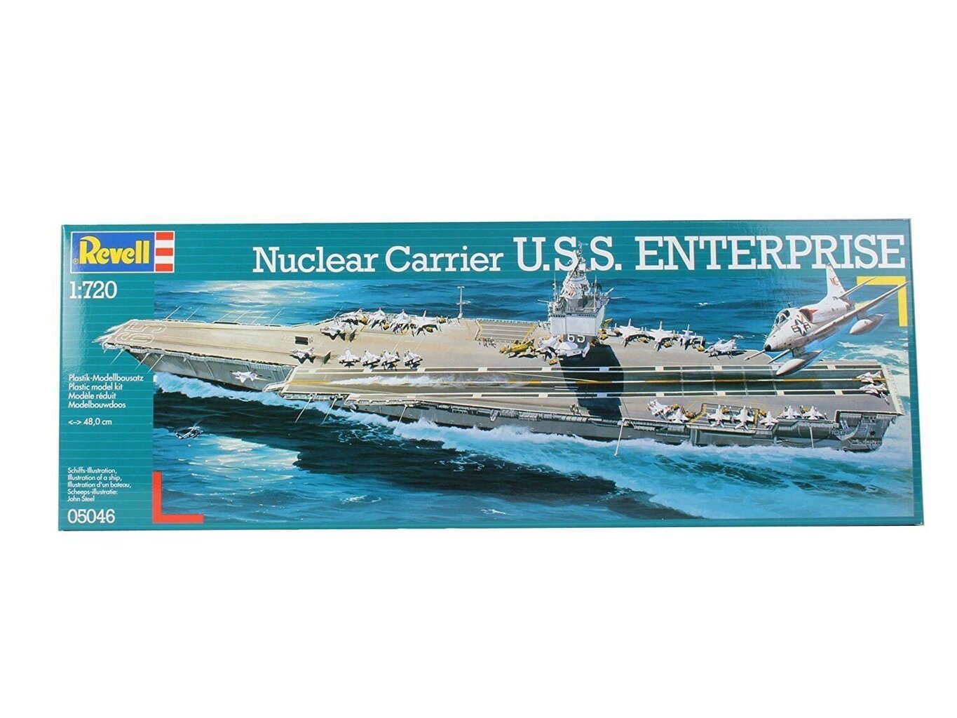 Klijuojamas modelis Nuclear Carrier U.S.S. Enterprise lipnus modelis Revell, 1:720, 102d. цена и информация | Konstruktoriai ir kaladėlės | pigu.lt