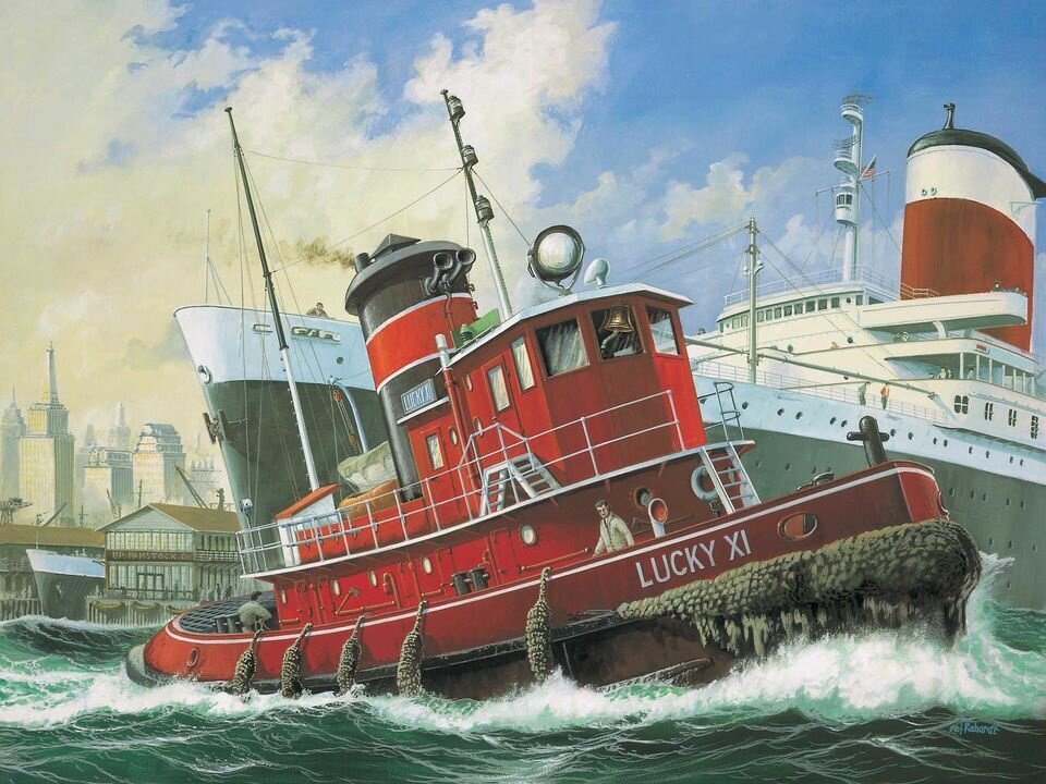 Konstruktorius Revell plastic model North Sea Trawler 1:142 kaina ir informacija | Konstruktoriai ir kaladėlės | pigu.lt