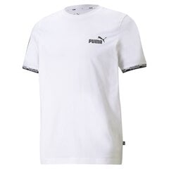 Sportiniai marškinėliai vyrams Puma Amplified, balti kaina ir informacija | Sportinė apranga vyrams | pigu.lt