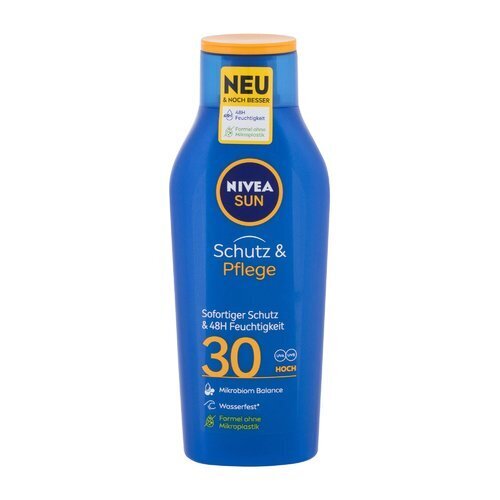 Kremas nuo saulės Nivea Sun Protect & Moisture Lotion SPF 30, 400 ml kaina ir informacija | Kremai nuo saulės | pigu.lt