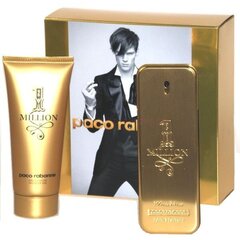 Rinkinys Paco Rabanne 1 Million: EDT vyrams 100 ml + dušo želė 100 ml kaina ir informacija | Kvepalai vyrams | pigu.lt