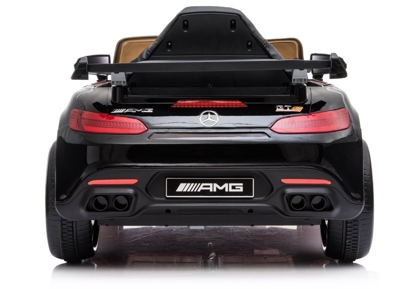 Elektromobilis Mercedes AMG GT R, juodas цена и информация | Elektromobiliai vaikams | pigu.lt