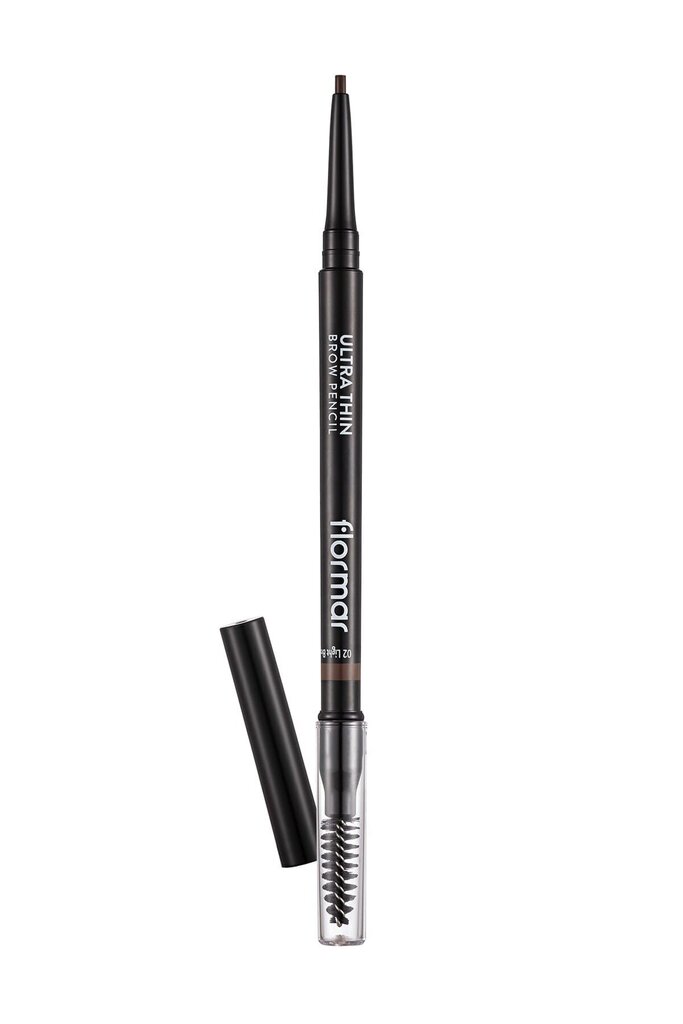 Antakių pieštukas Flormar Ultra Thin 02 Light Brown kaina ir informacija | Antakių dažai, pieštukai | pigu.lt